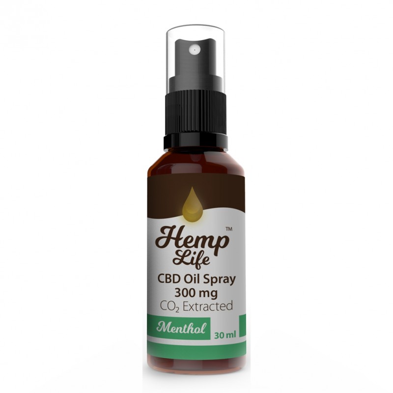 Hemp Life Spray Menthol 300 mg 30 ml