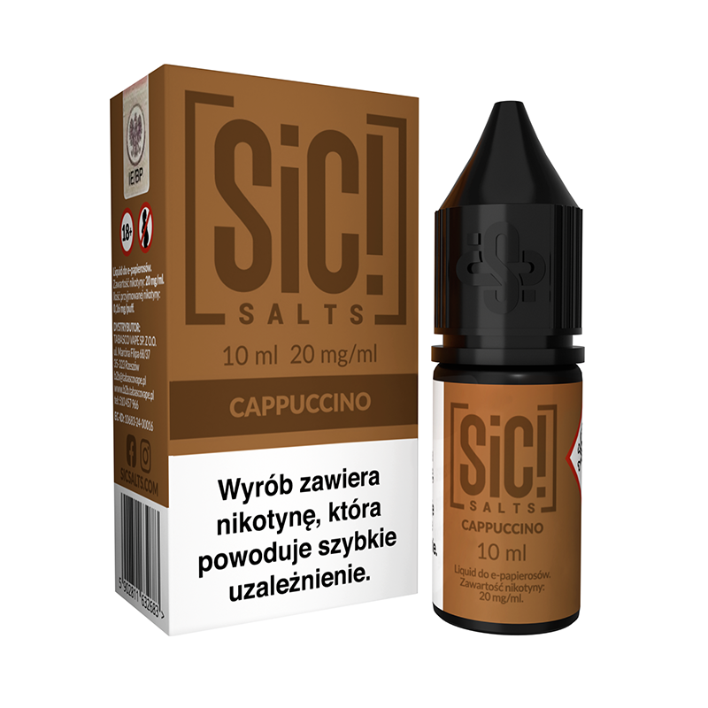 SIC! Salts Cappucino 20 mg/ml 10 ml