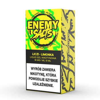 Enemy Salts Liczi Limonka 18 mg/ml 10 ml