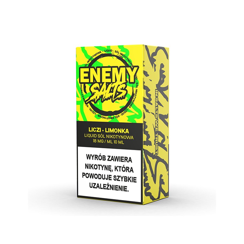 Enemy Salts Liczi Limonka 18 mg/ml 10 ml