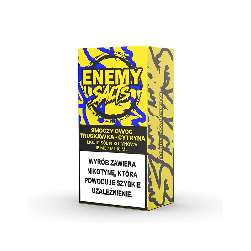 Enemy Salts Smoczy Owoc Truskawka Cytryna 18 mg/ml 10 ml