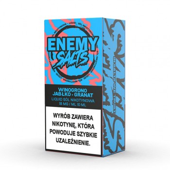 Enemy Salts Winogrono Jabłko Granat 18 mg/ml 10 ml