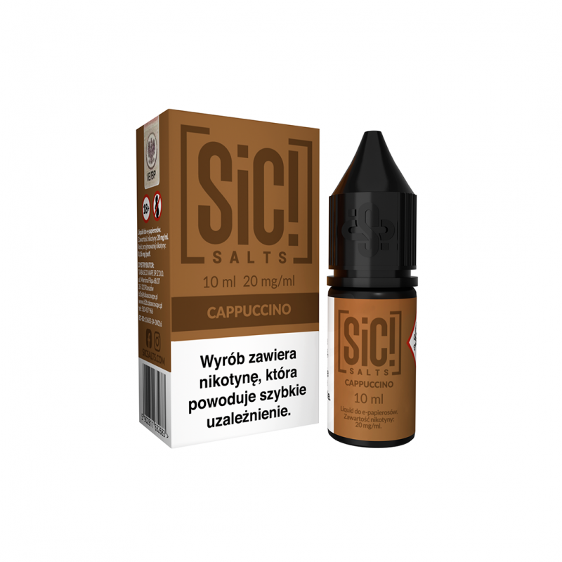 SIC! Salts Cappucino 20 mg/ml 10 ml