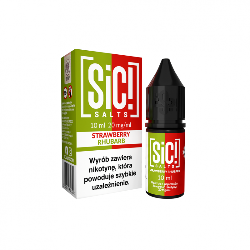 SIC! Salts Strawberry Rhubarb 20 mg/ml 10 ml