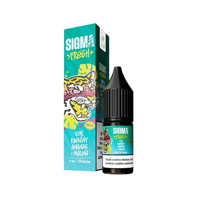 SIGMA FRESH Sok Kwaśny Ananas i Malina 20 mg/ml 10 ml