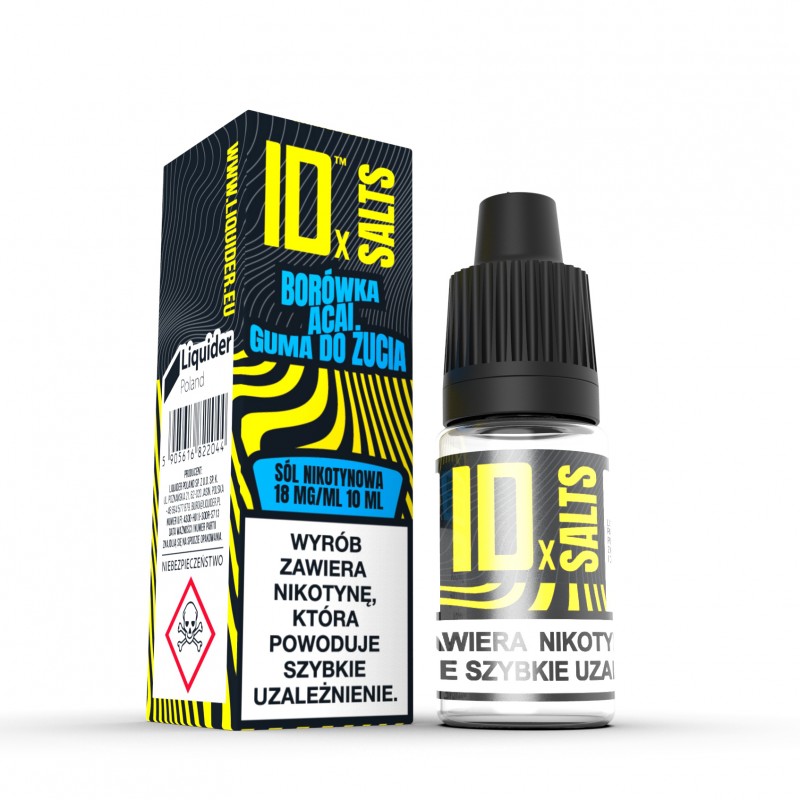 ID Salts Borówka Acai Guma 18 mg/ml 10 ml