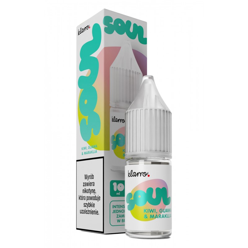 Klarro Soul Kiwi, Guawa, Marakuja 20 mg/ml 10 ml