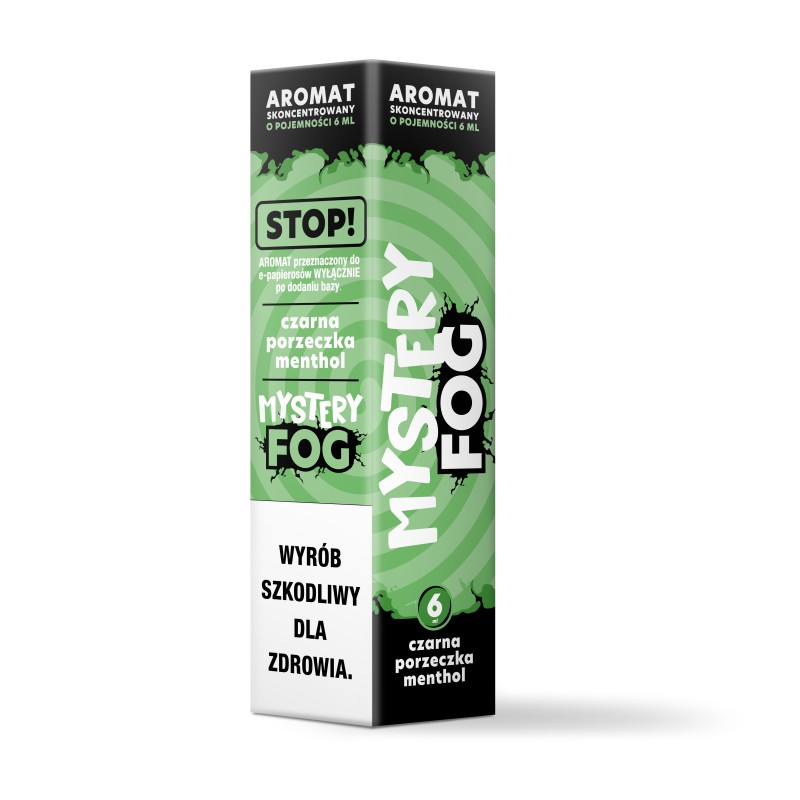 aromat Mystery Fog Czarna Porzeczka, Menthol 6 ml