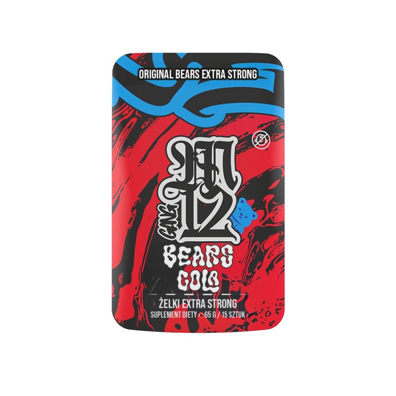 żelki konopne M12 BEARS Extra Strong-Cola