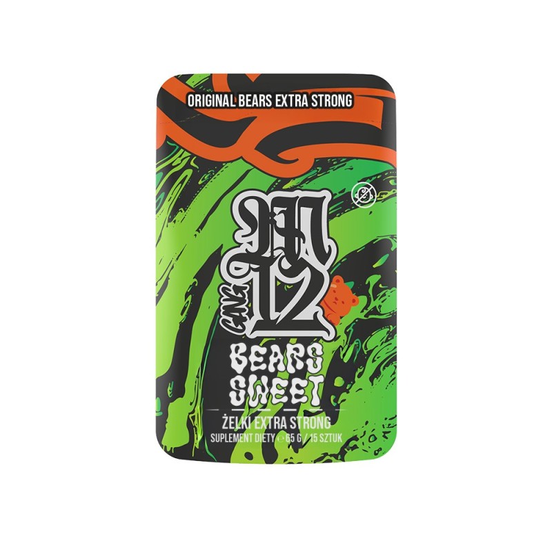 żelki konopne M12 BEARS Extra Strong-Sweet