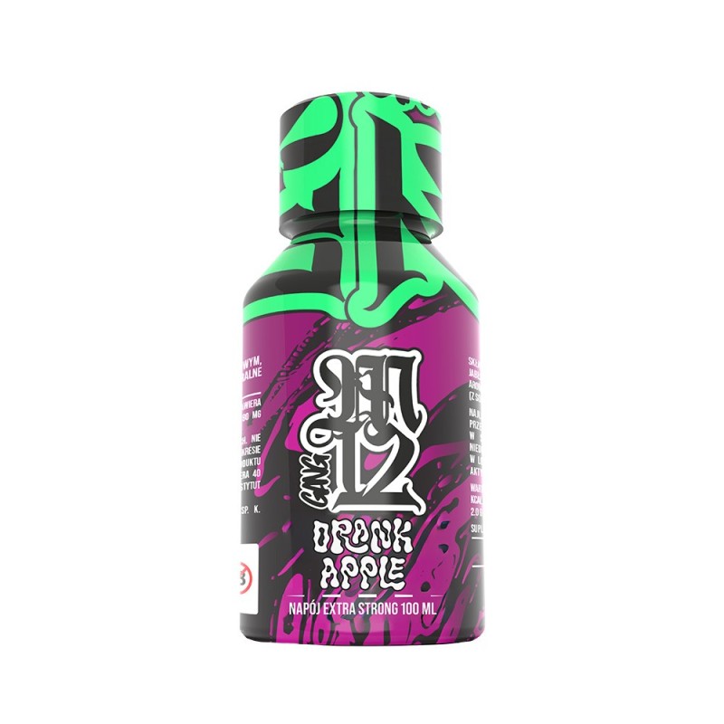 shot konopny M12-drank apple